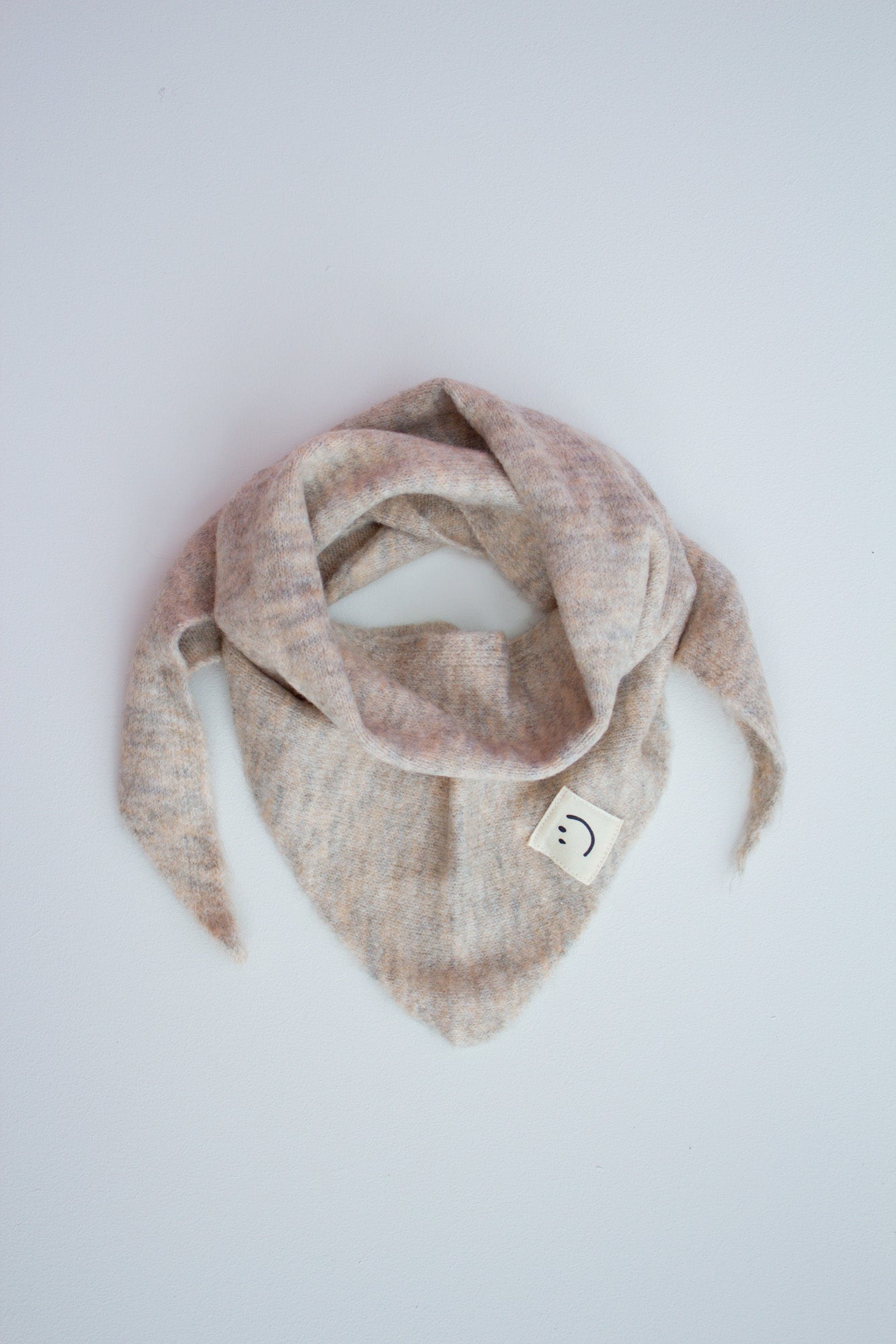 Dreieckstuch Creme aus 100 % Cashmere für kleine Trendsetter