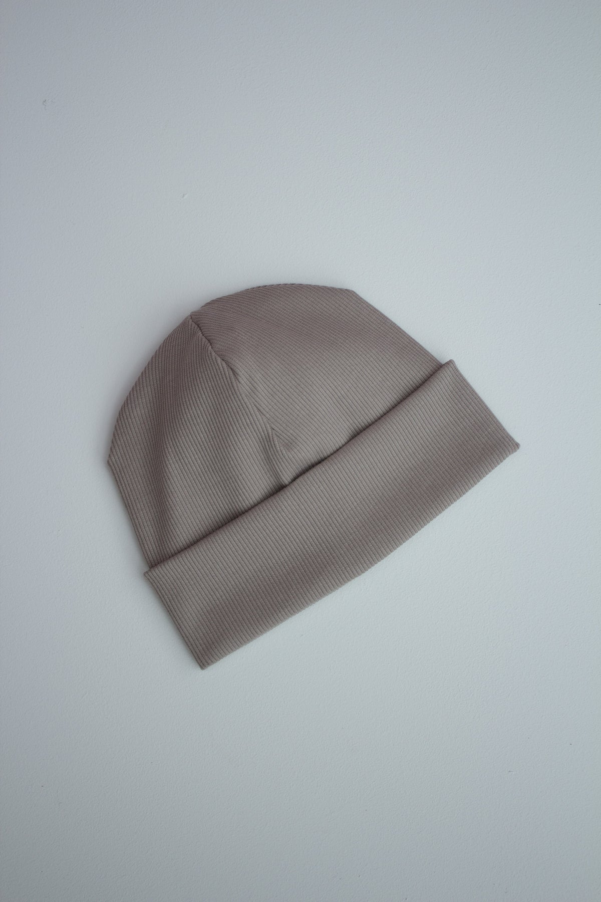 Beanie Labelbeanie Ripjerseybeanie taupe