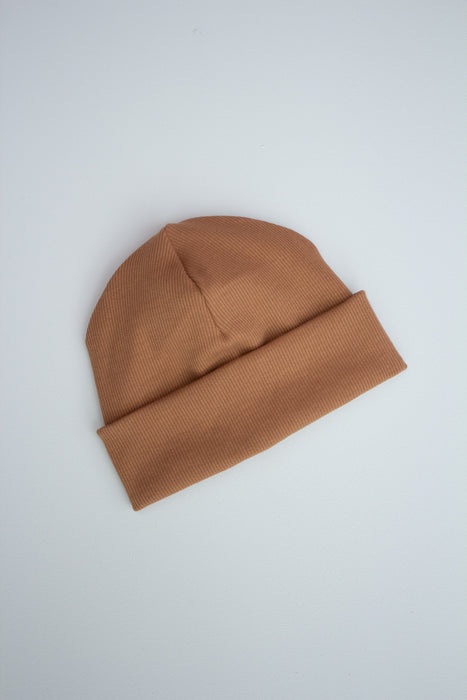 Beanie Labelbeanie Ripjerseybeanie cognac