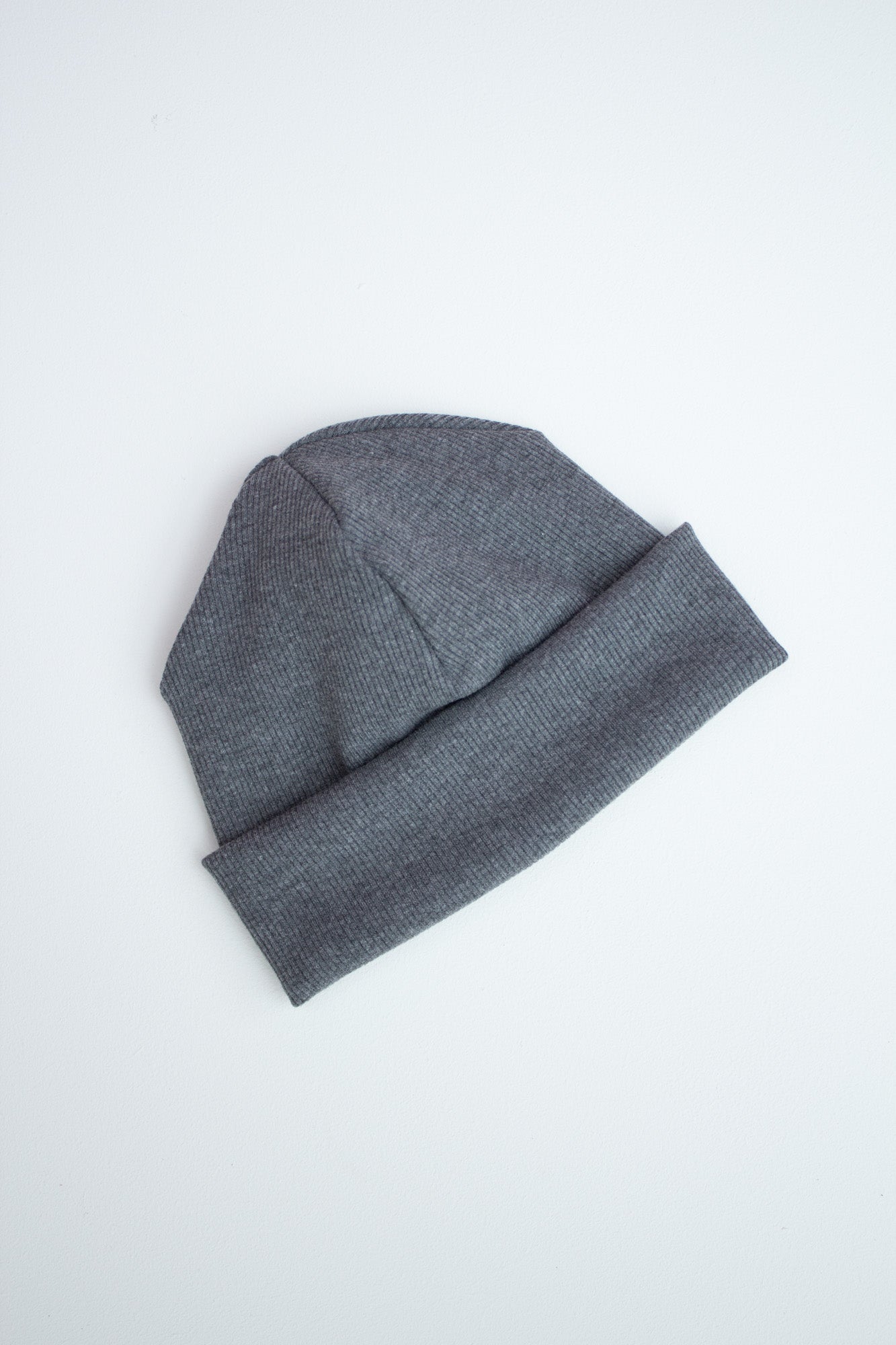 Beanie Labelbeanie Ripjerseybeanie anthrazit