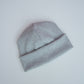Beanie Labelbeanie Ripjerseybeanie grau meliert