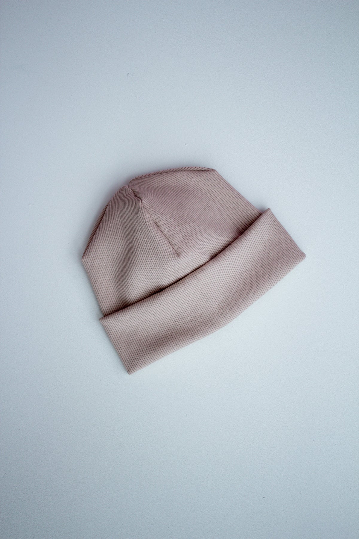 Beanie Labelbeanie Ripjerseybeanie beige