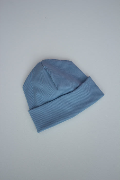 Beanie Labelbeanie Ripjerseybeanie blau