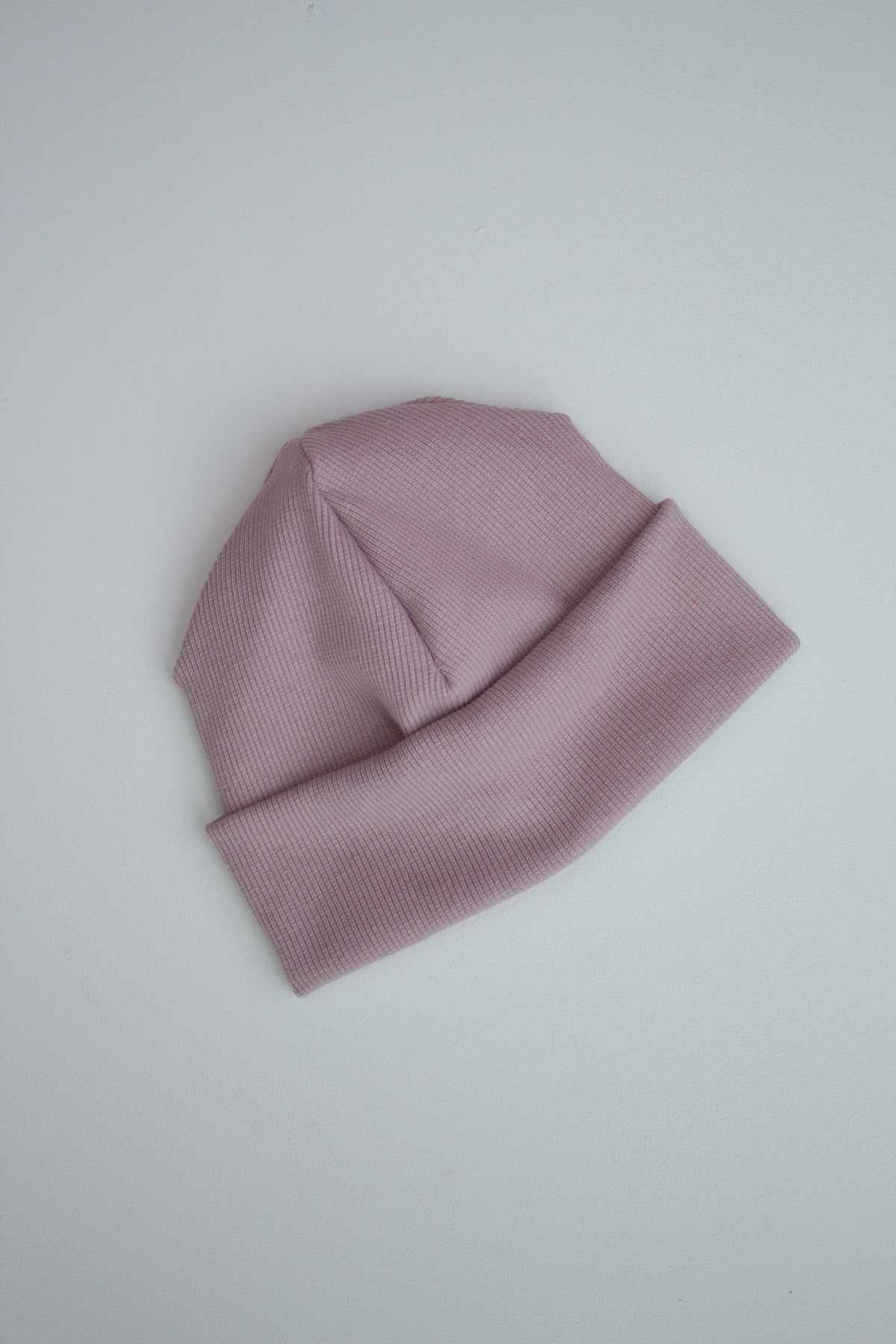 Beanie Labelbeanie Ripjerseybeanie rosa