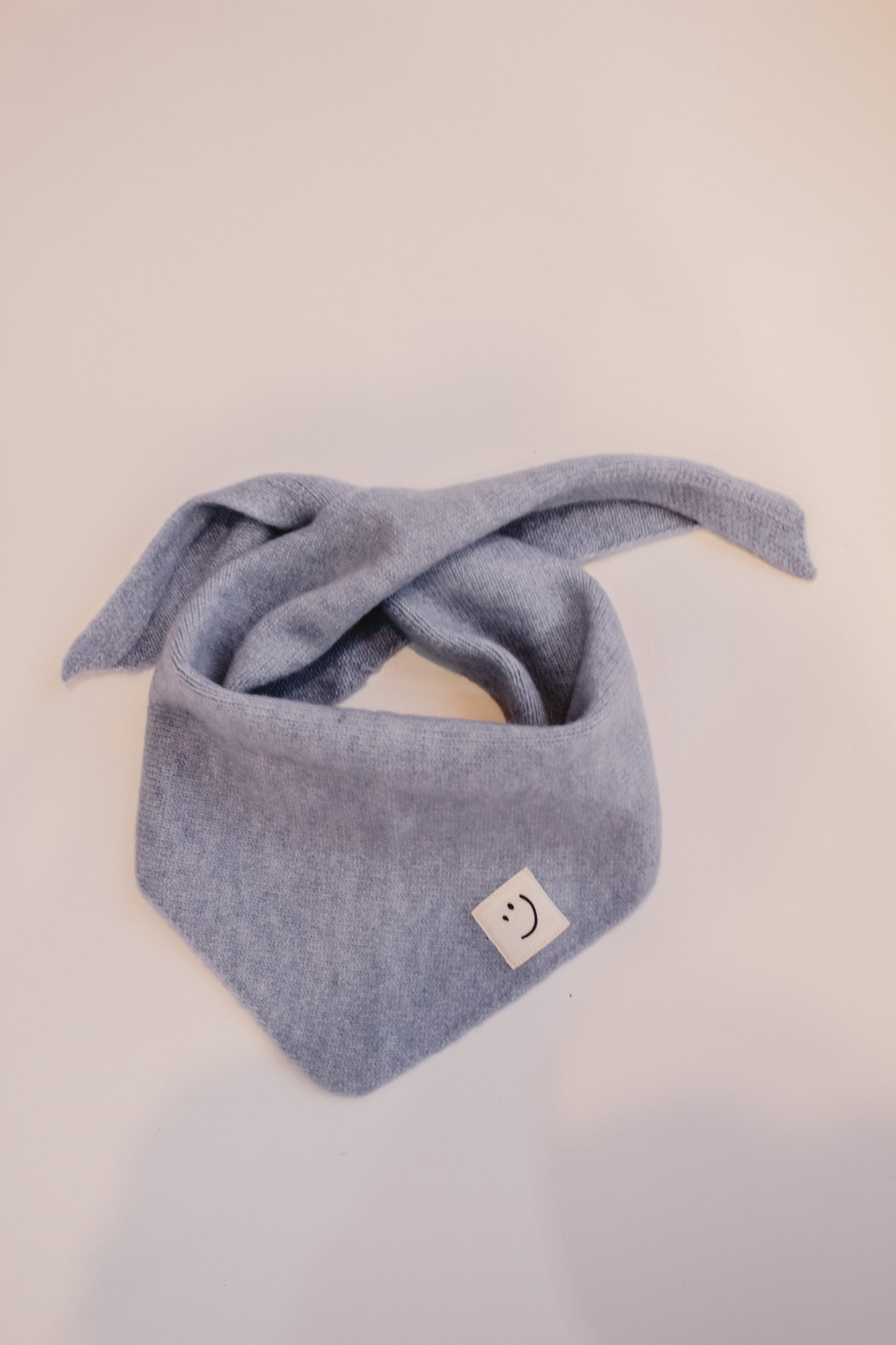 Dreieckstuch Blau aus 100 % Cashmere für kleine Trendsetter