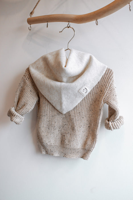 Dreieckstuch Creme aus 100 % Cashmere für kleine Trendsetter