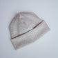Beanie Labelbeanie Ripjerseybeanie beige meliert