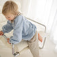Weite barrel Fit Hose natur/kariert | LITTLE SUMMER CLUB | Annikora x Jessica Scholz