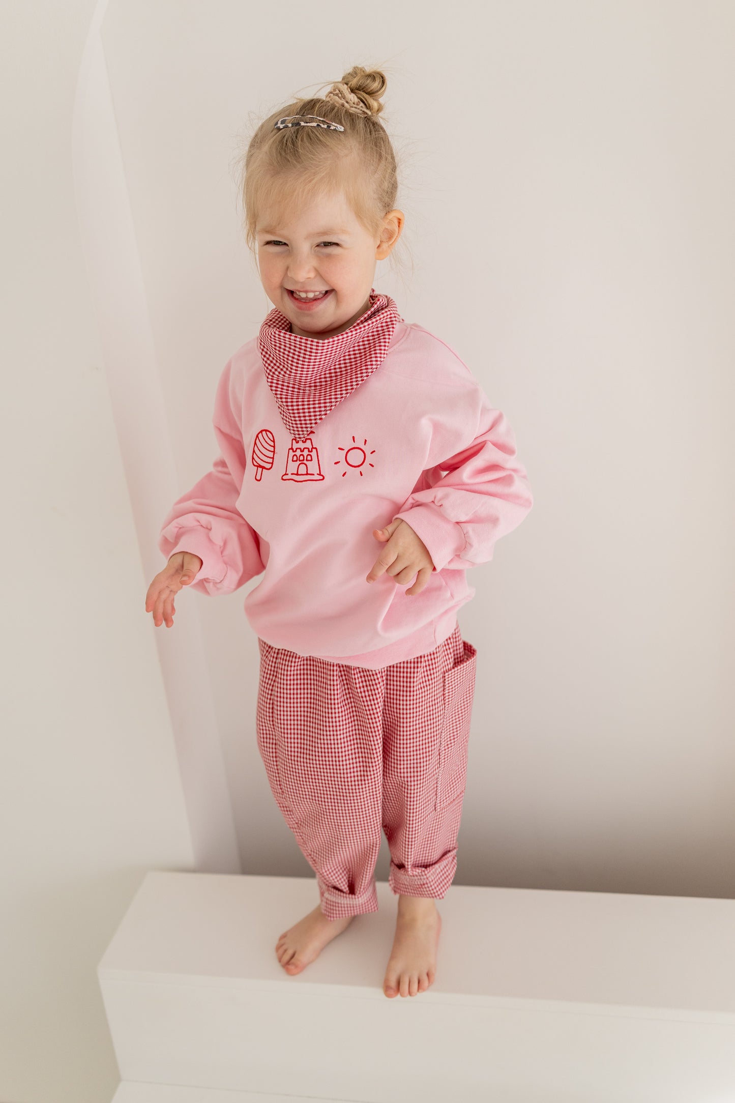 Oversized Sweater rosa | LITTLE SUMMER CLUB | Annikora x Jessica Scholz