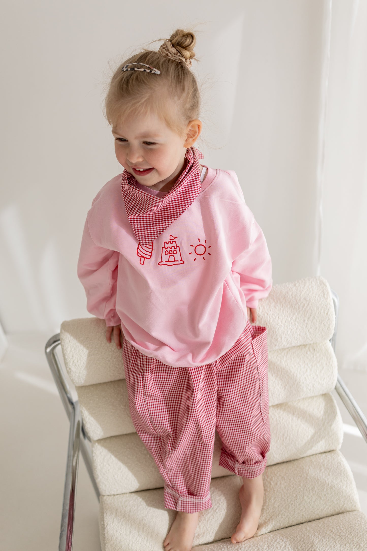 Oversized Sweater rosa | LITTLE SUMMER CLUB | Annikora x Jessica Scholz
