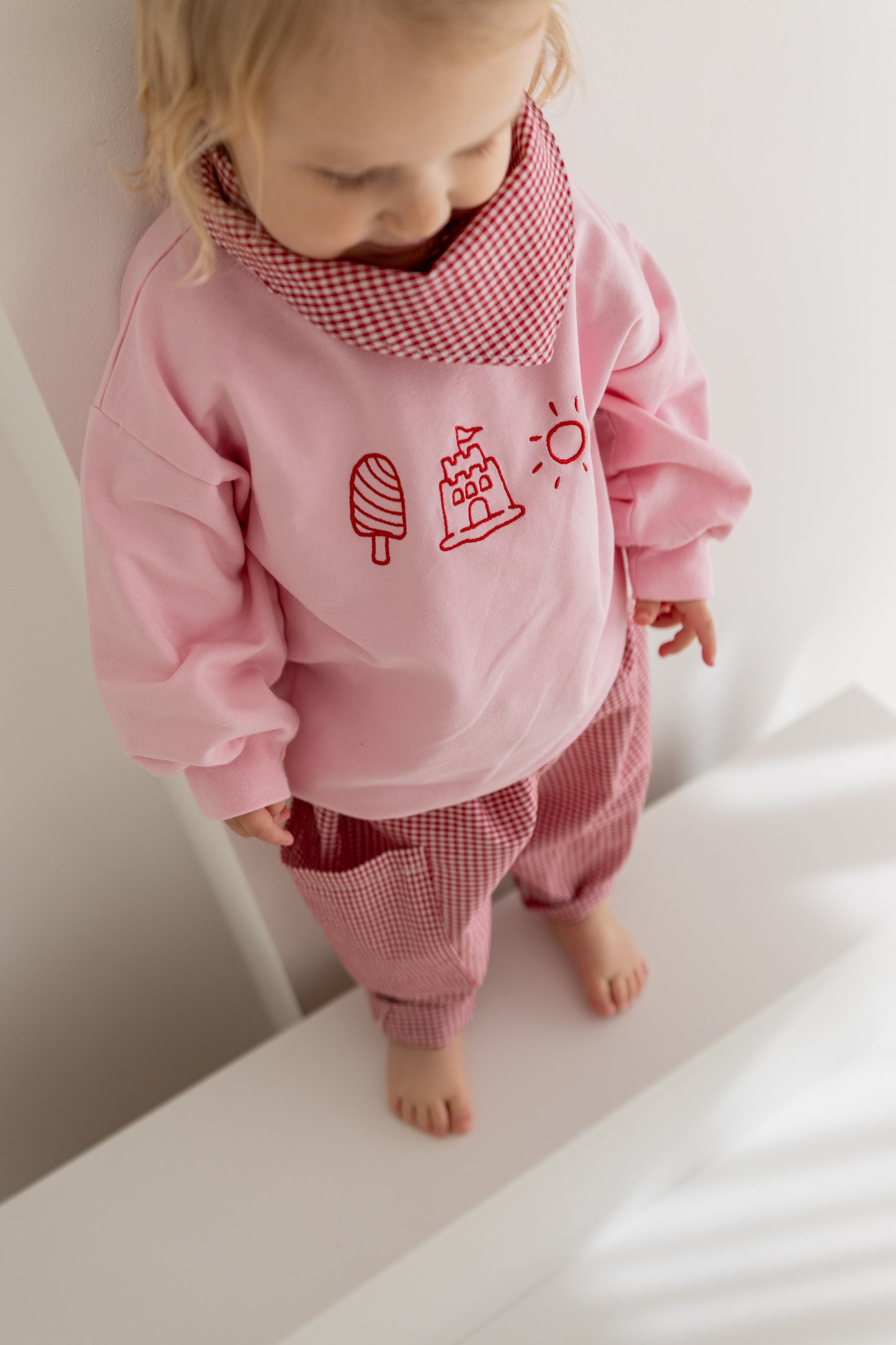 Oversized Sweater rosa | LITTLE SUMMER CLUB | Annikora x Jessica Scholz