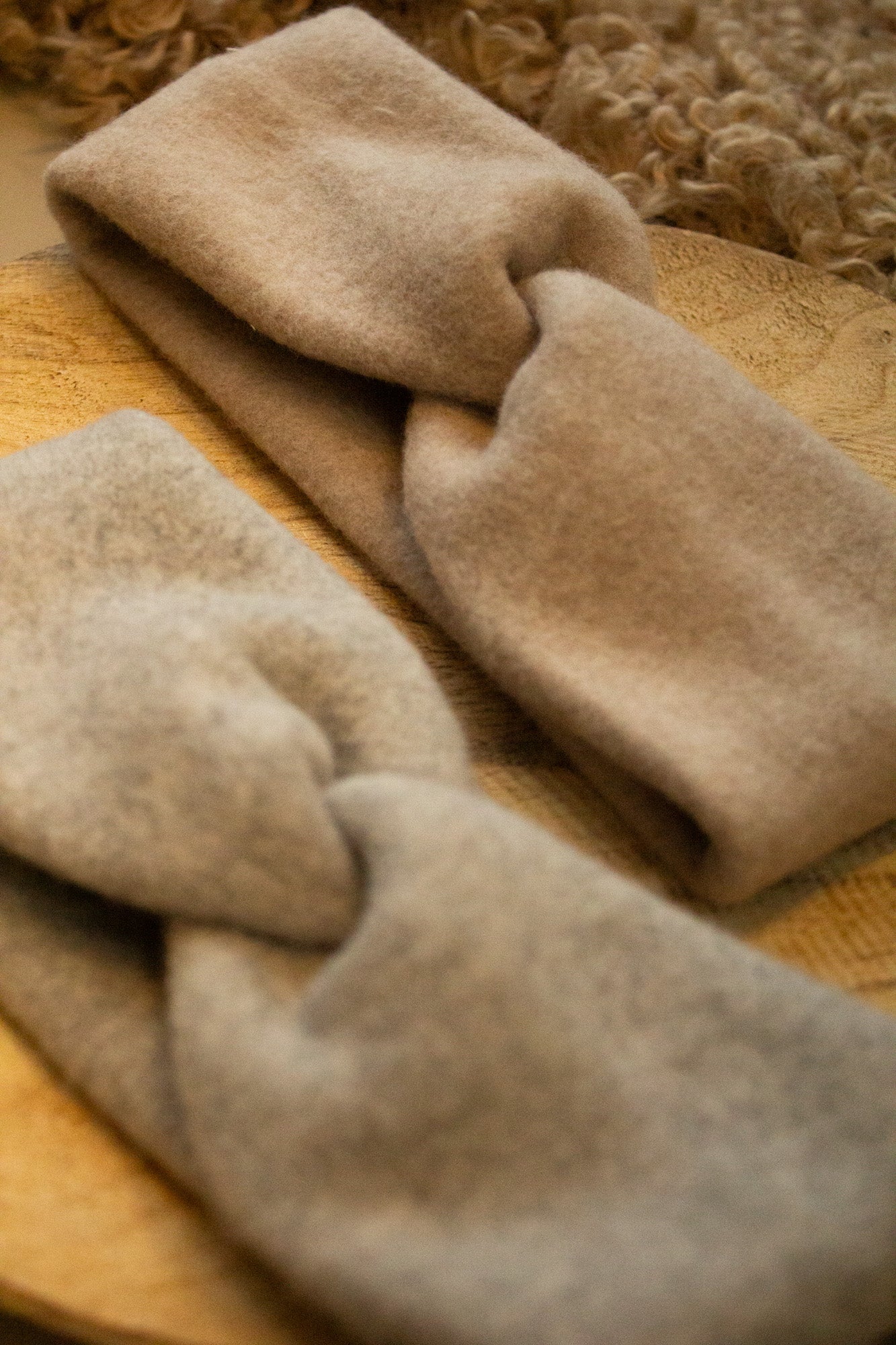 Kuschelig warmes und weiches Stirnband aus Baumwollfleece