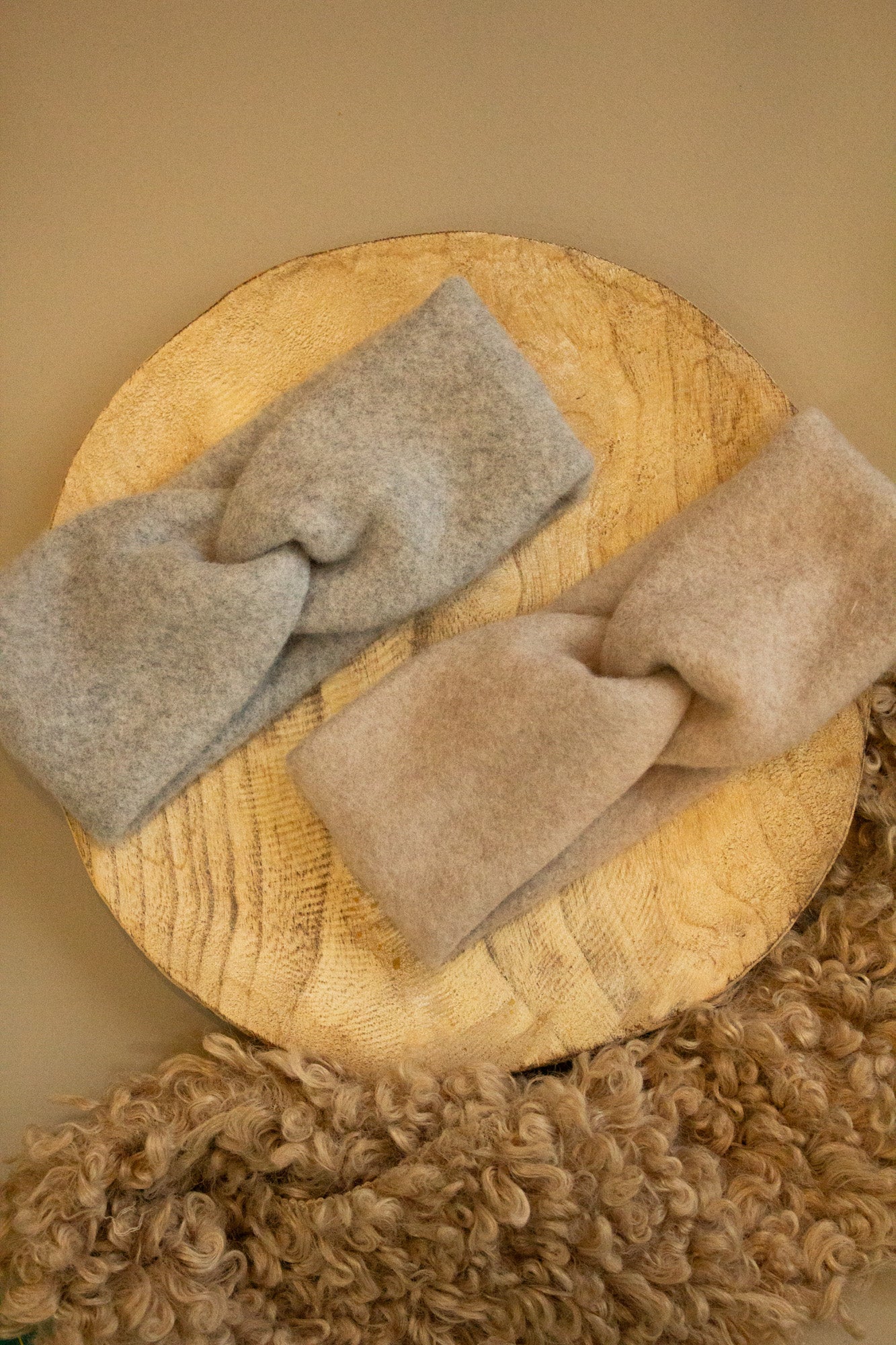 Kuschelig warmes und weiches Stirnband aus Baumwollfleece