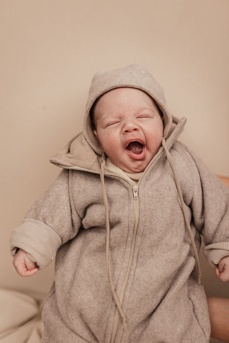 Baby Overall aus ultra weichem Baumwollfleece