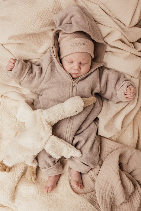 Baby Overall aus ultra weichem Baumwollfleece
