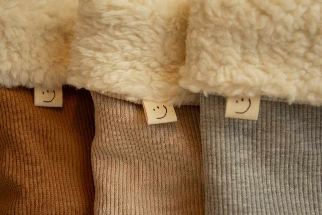 Schön warmer Loopschal mit Teddyfell für Kinder in verschiedenen Farben