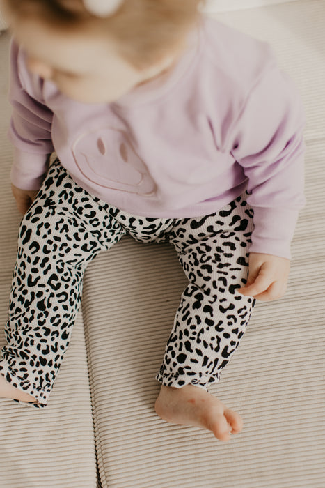 Ripjersey Leggings im Leo Look – Weich, Bequem und Stylisch